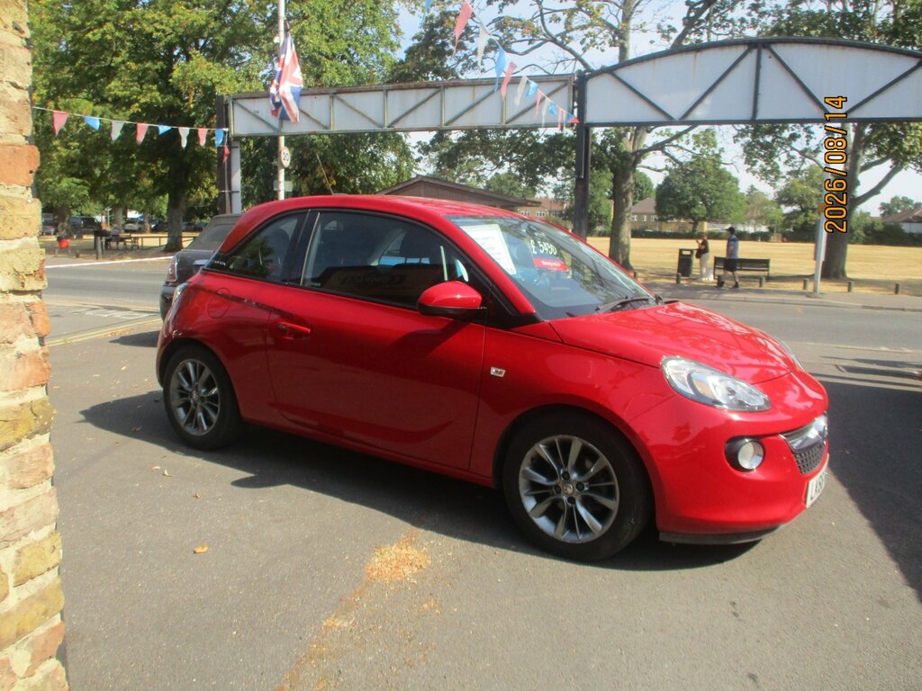 Vauxhall Adam 1.2I Jam Hatchback Euro 6 70 Ps Red