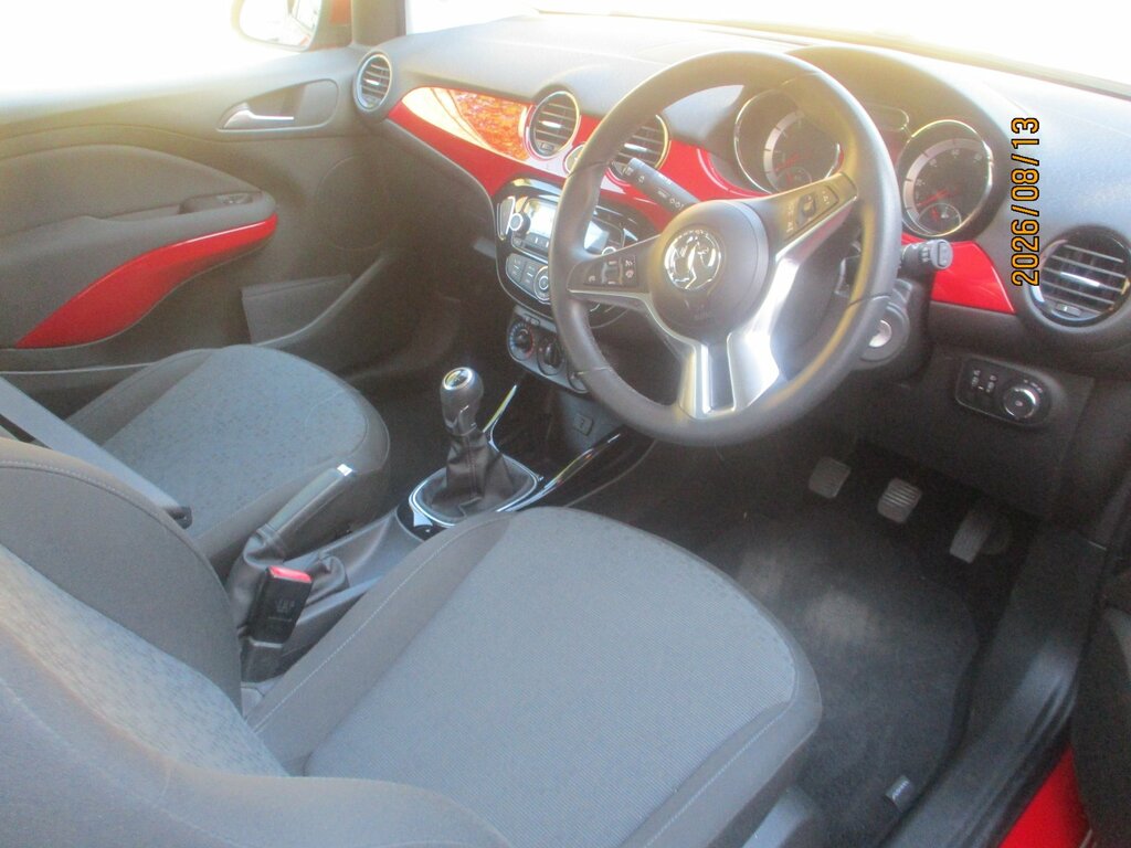 Vauxhall Adam 1.2I Jam Hatchback Euro 6 70 Ps Red #5