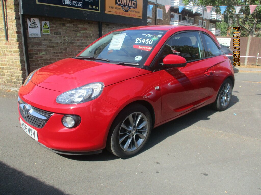 Vauxhall Adam 1.2I Jam Hatchback Euro 6 70 Ps Red #2