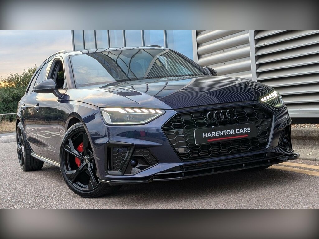 Audi A4 Avant 2.0 Tfsi 40 Black Edition S Tronic Euro 6 Ss YR73GBY Blue #6