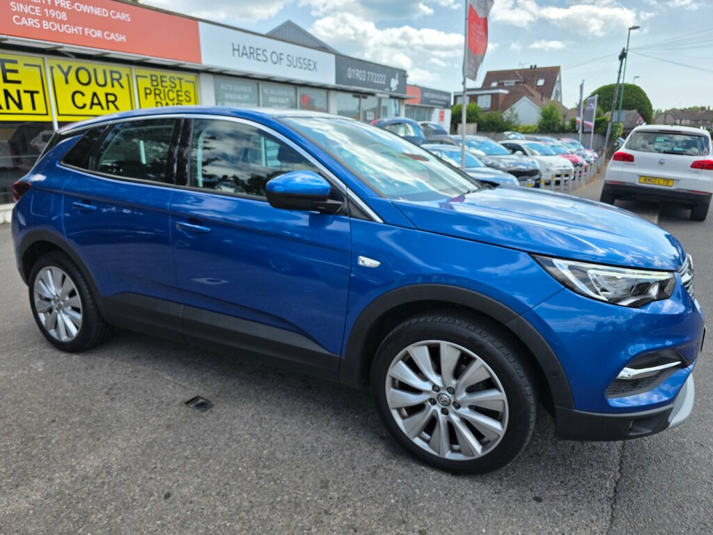 Vauxhall Grandland X 1.2 Turbo Elite Nav Suv 8Spd Euro Blue