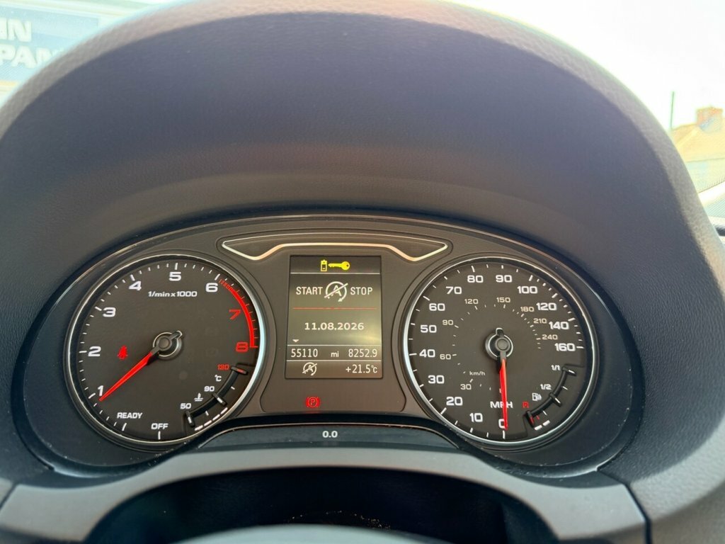 Audi A3 2.0 Tdi Sport Sportback S Tronic Euro 6 Black #12
