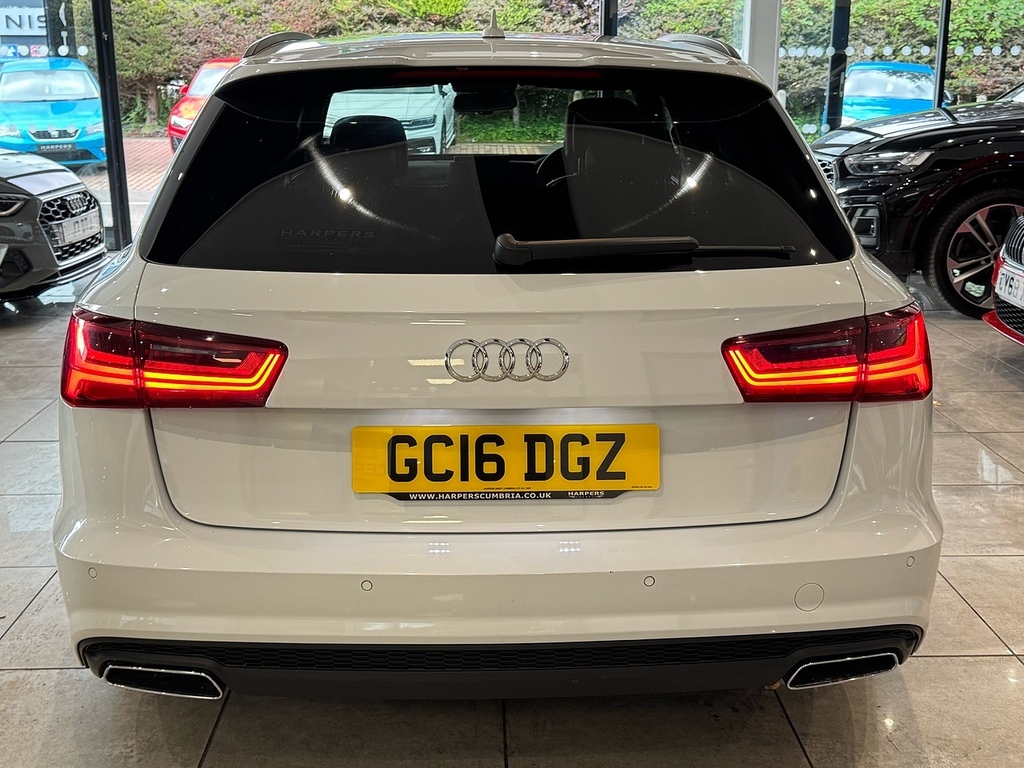 Audi A6 Avant 2.0 Tdi Ultra Black Edition Estate S Tr White #5