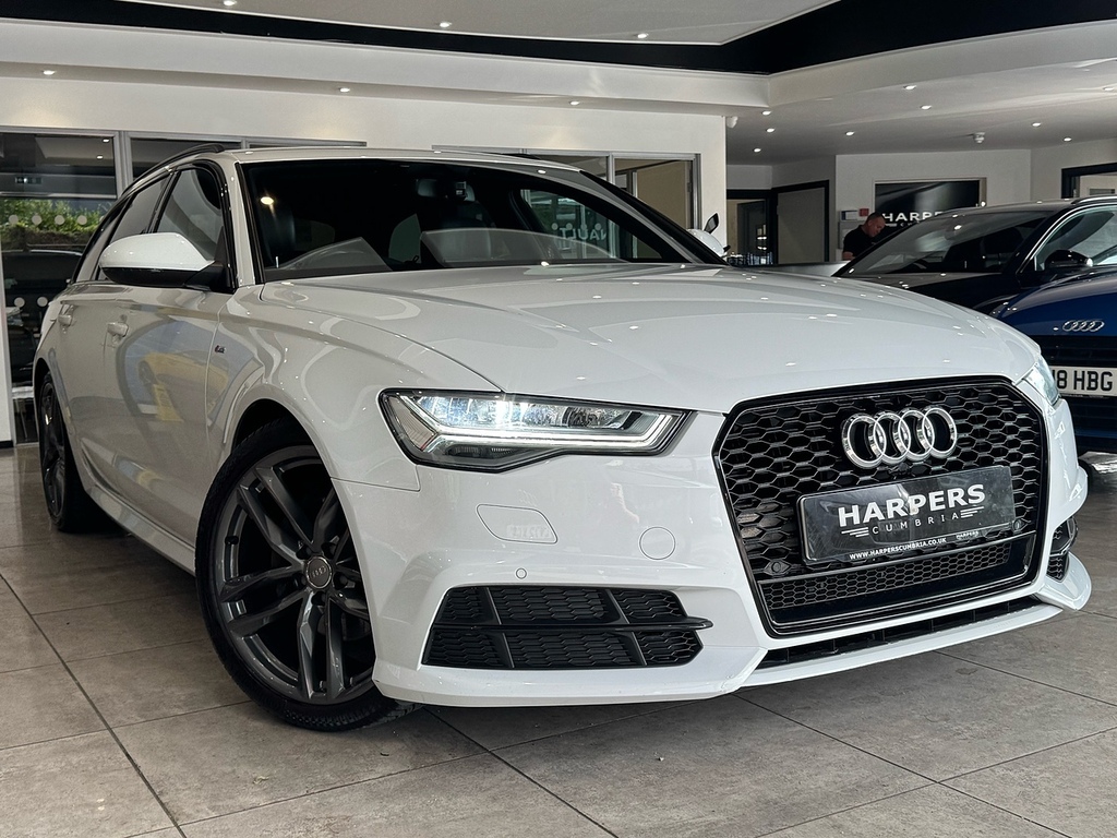 Audi A6 Avant 2.0 Tdi Ultra Black Edition Estate S Tr White