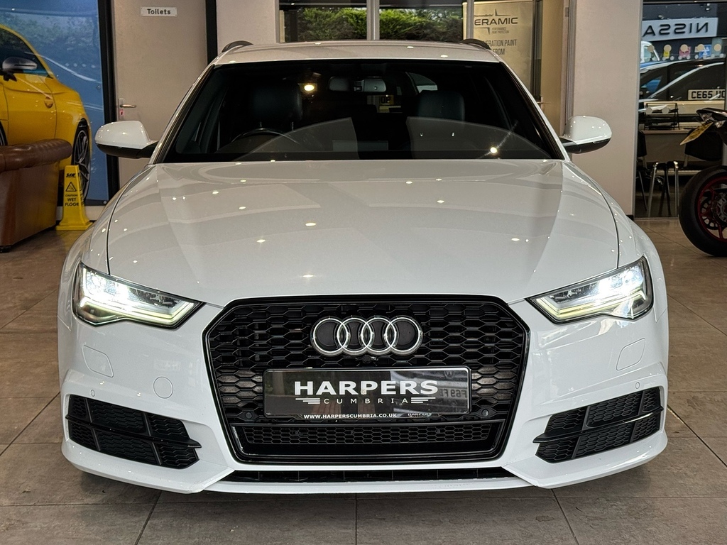 Audi A6 Avant 2.0 Tdi Ultra Black Edition Estate S Tr White #3