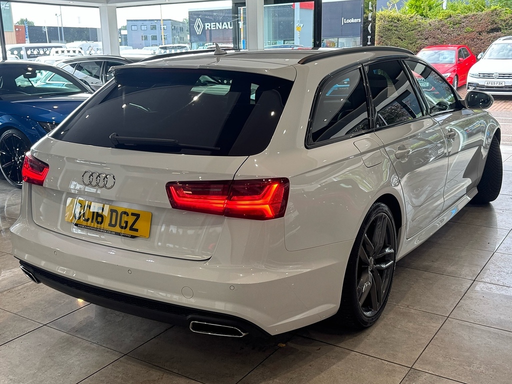 Audi A6 Avant 2.0 Tdi Ultra Black Edition Estate S Tr White #2