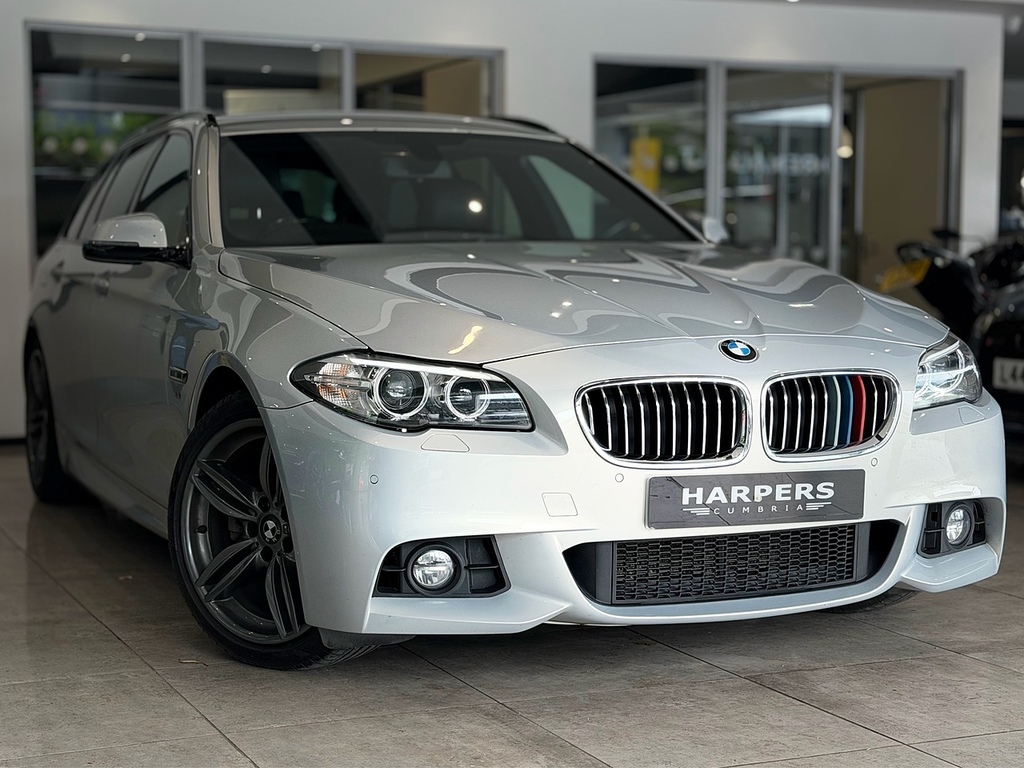BMW 5 Series 520D M Sport Estate 2.0 Silver