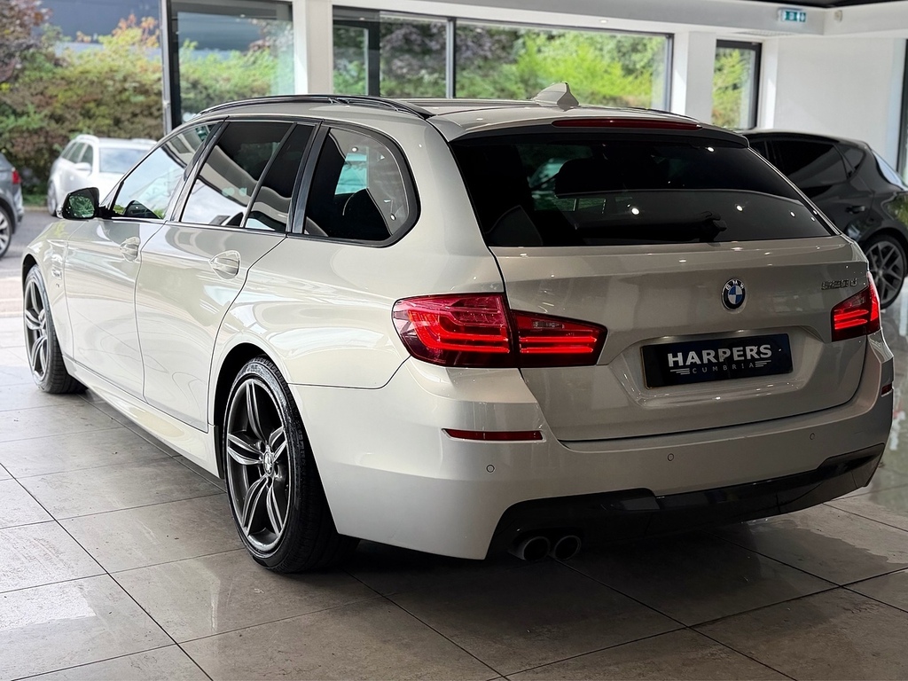 BMW 5 Series 520D M Sport Estate 2.0 Silver #5