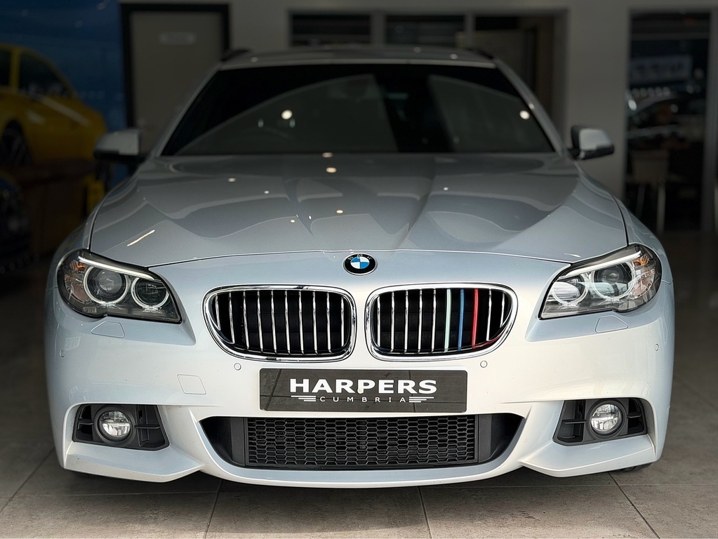 BMW 5 Series 520D M Sport Estate 2.0 Silver #2