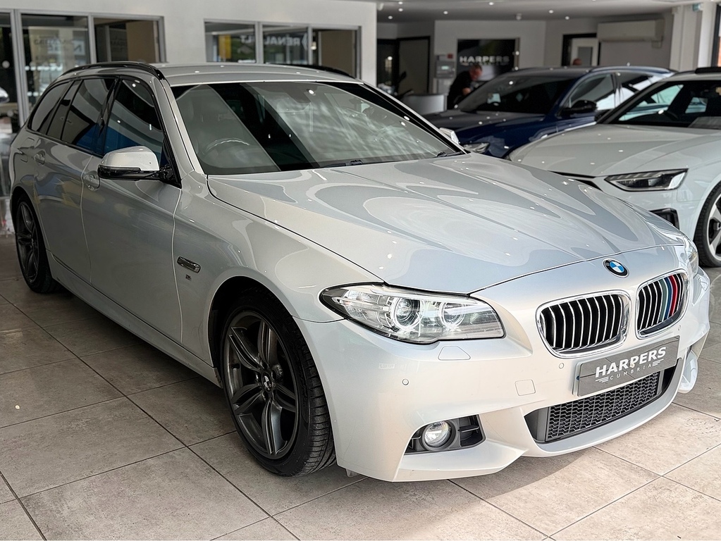 BMW 5 Series Estate 2.0 520D M Sport Touring Euro 6 Ss Black #9