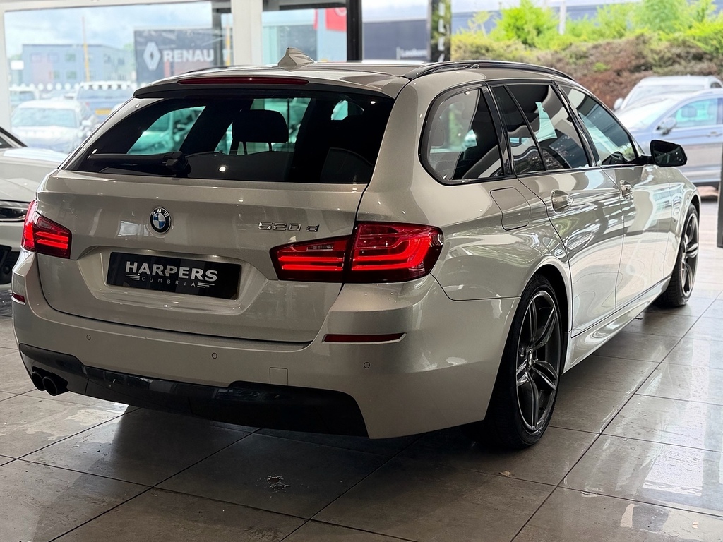 BMW 5 Series Estate 2.0 520D M Sport Touring Euro 6 Ss Black #8