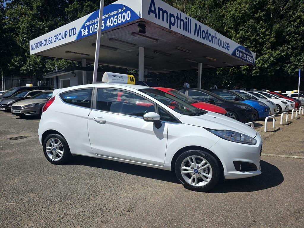 Ford Fiesta 1.0T Ecoboost Zetec Powershift Euro 6 White #2