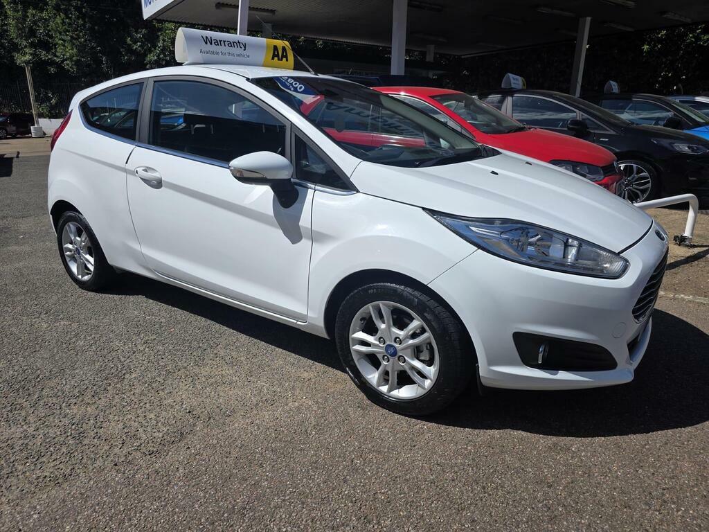 Ford Fiesta 1.0T Ecoboost Zetec Powershift Euro 6 White