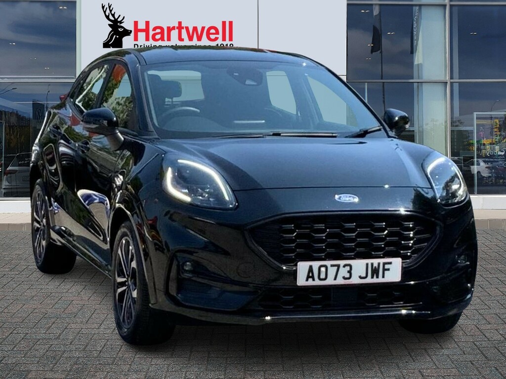 Ford Puma 1.0T Ecoboost Mhev St-line Suv Hybrid M A073JWF Black