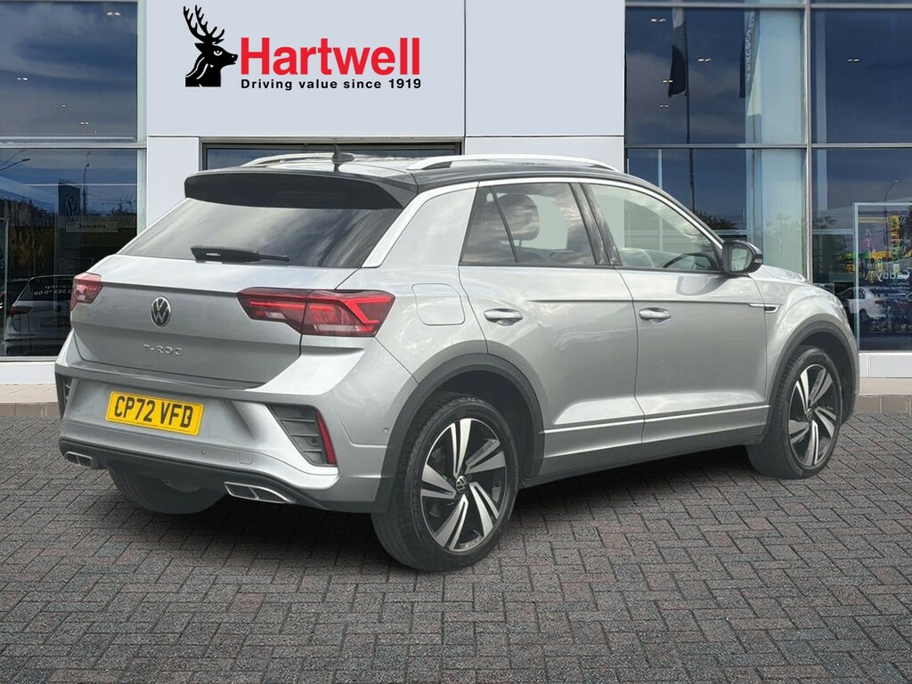 Volkswagen T-Roc 1.5 Tsi R-line Suv Dsg Euro 6 Ss 15 Silver #3