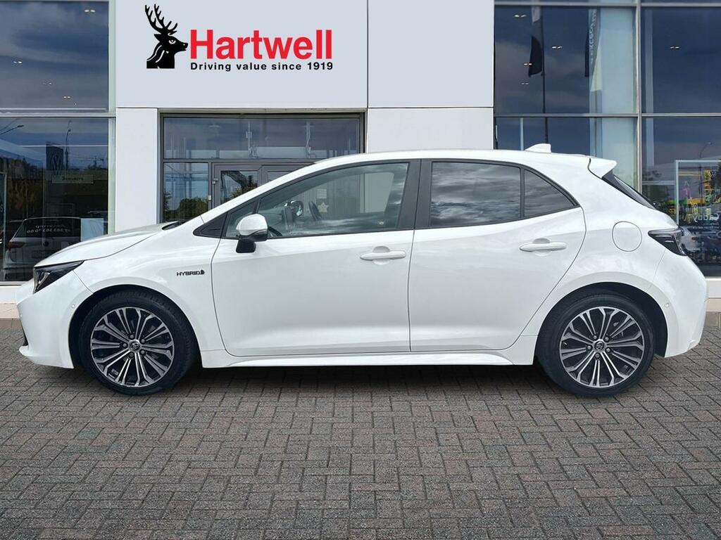Toyota Corolla 1.8 Vvt-h Design Hatchback Hybrid Cvt E White #6