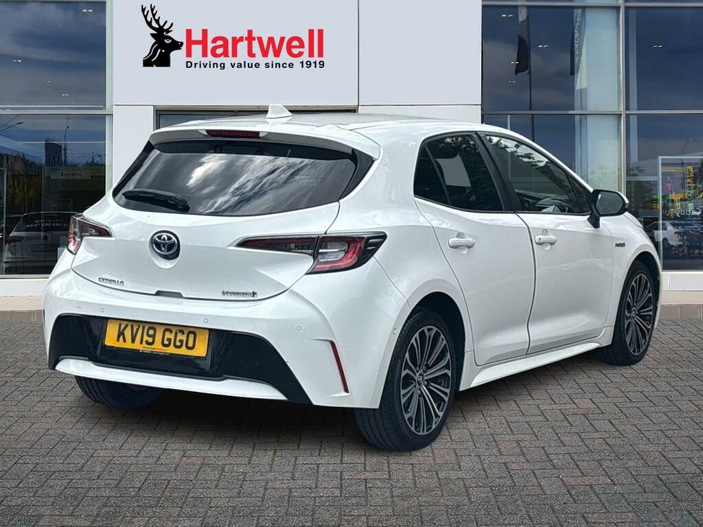 Toyota Corolla 1.8 Vvt-h Design Hatchback Hybrid Cvt E White #3