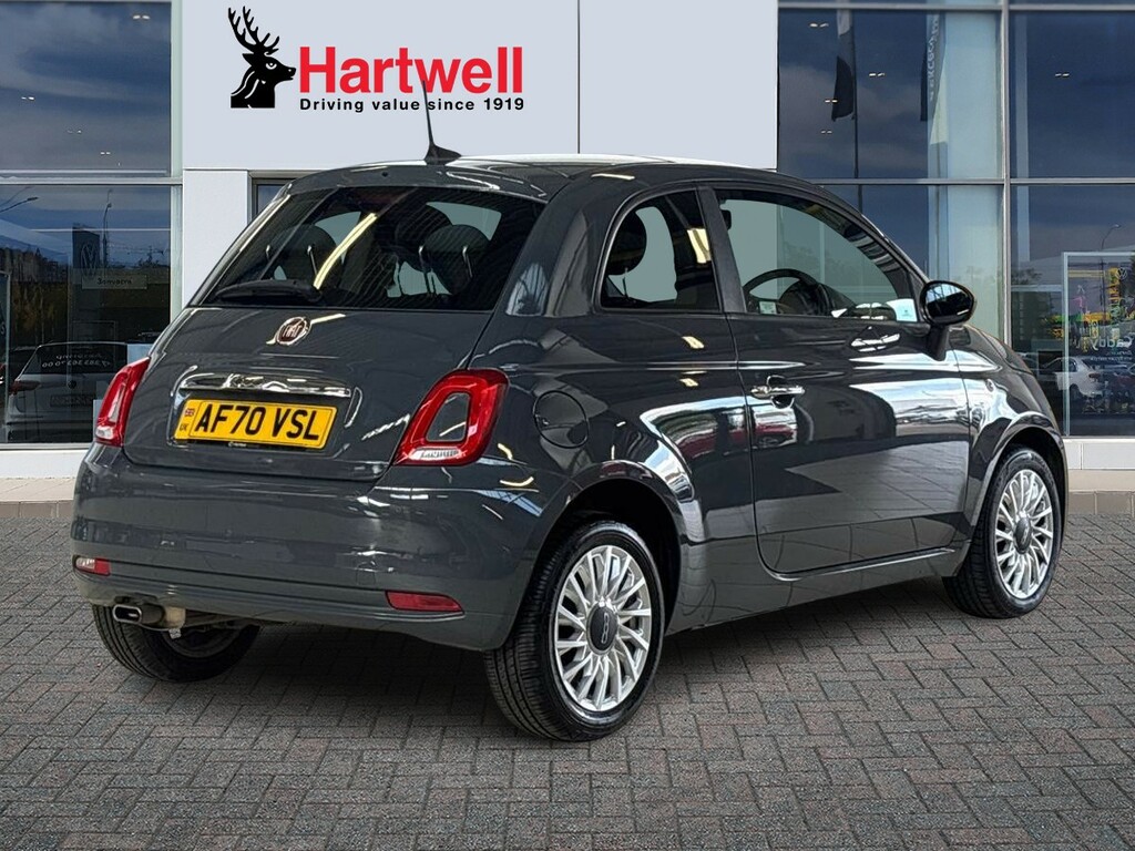 Fiat 500 1.2 Lounge Hatchback Dualogic Euro 6 S Grey #3