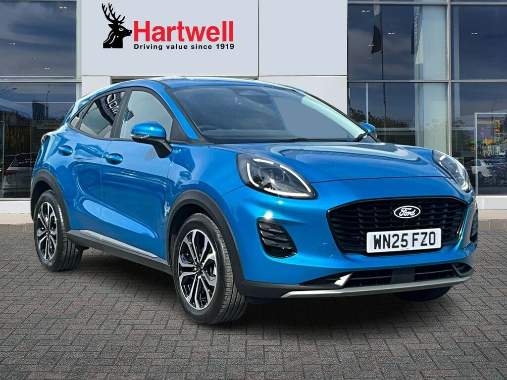 Ford Puma 1.0T Ecoboost Mhev Titanium Suv Hybrid Blue