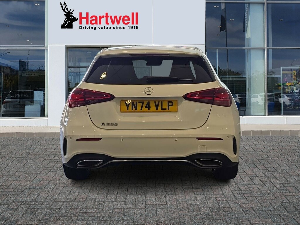 Mercedes-Benz A Class 1.3 A200h Mhev Amg Line Executive Hatchback White #4