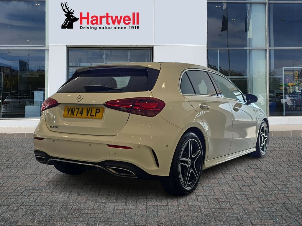 Mercedes-Benz A Class 1.3 A200h Mhev Amg Line Executive Hatchback White #3