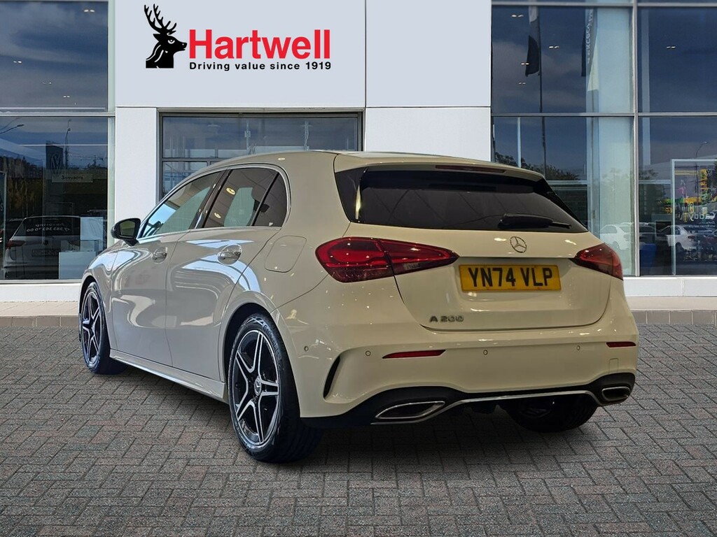 Mercedes-Benz A Class 1.3 A200h Mhev Amg Line Executive Hatchback White #5