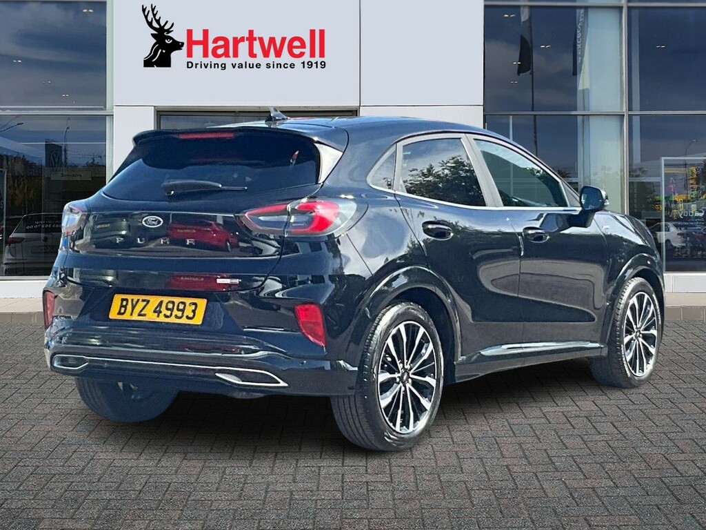 Ford Puma 1.0T Ecoboost Mhev St-line Vignale Suv Black #3