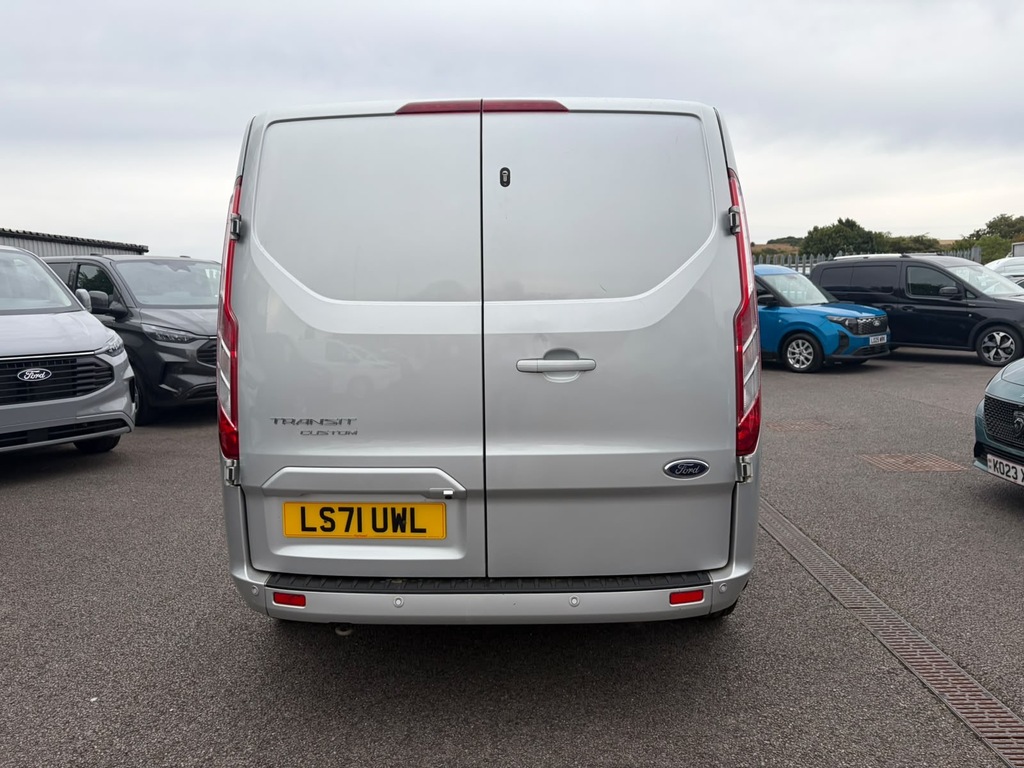 Ford Transit Custom 2.0 300 Ecoblue Limited Crew Van Double Cab Di LS71UWL Silver #6