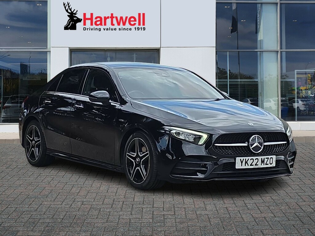 Mercedes-Benz A Class 2.0 A200d Amg Line Edition Premium Saloon Di Black