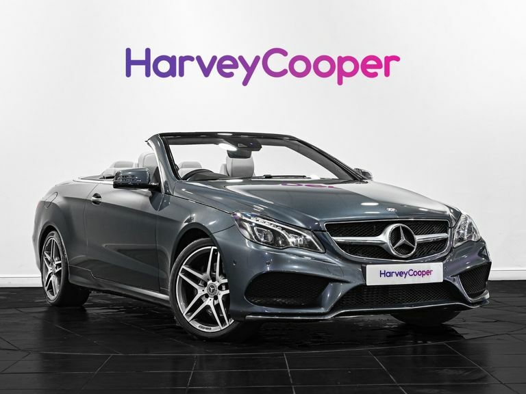Mercedes-Benz E Class E220 Bluetec Amg Line 7G-tronic Cabriolet Grey