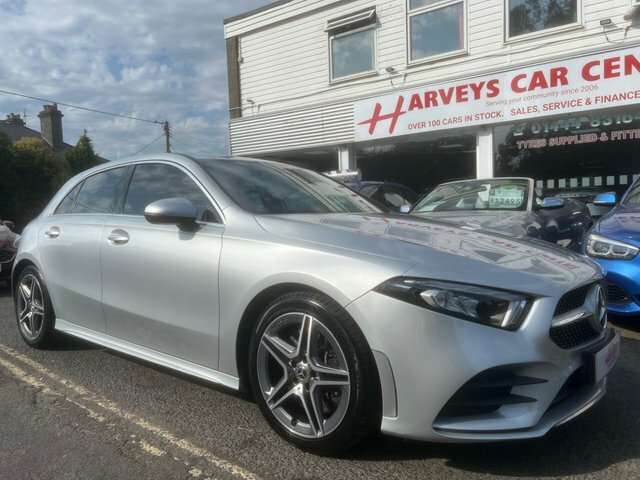 Mercedes-Benz A Class 2.0 A250 Amg Line Hatchback 7G-dct Euro WF68JJE Silver #3