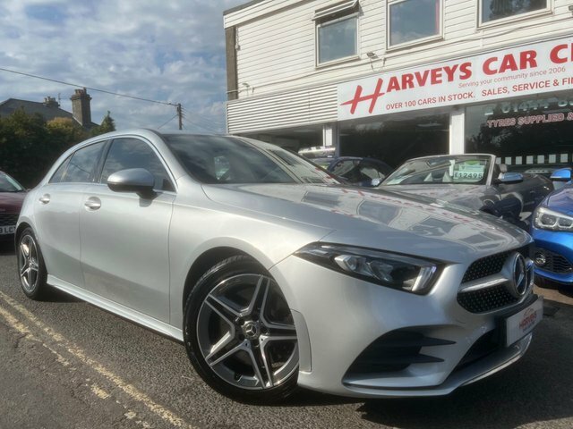 Mercedes-Benz A Class 2.0 A250 Amg Line Hatchback 7G-dct Euro WF68JJE Silver #2