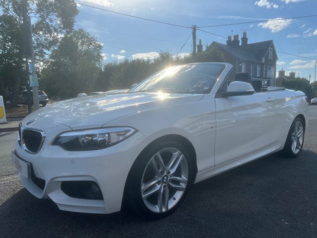 BMW 2 Series 1.5 218I M Sport Convertible Eur White #6