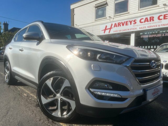 Hyundai Tucson 2.0 Crdi Blue Drive Premium Se Suv Manu GX66DMF Silver