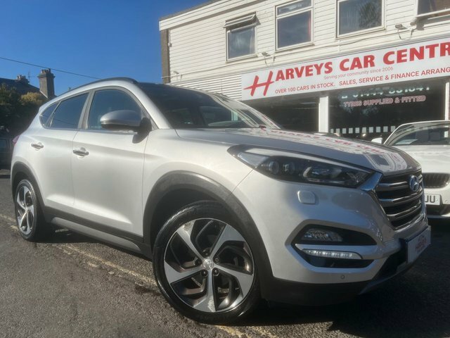 Hyundai Tucson 2.0 Crdi Blue Drive Premium Se Suv Manu GX66DMF Silver #2