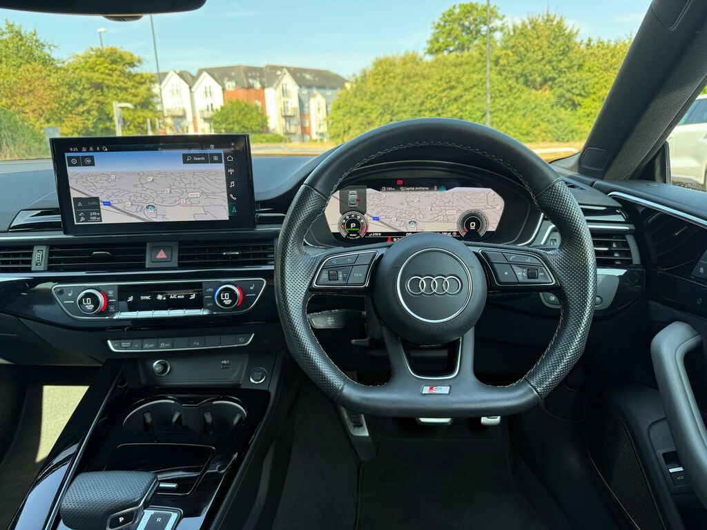 Audi A5 Black Edition GY23VOU Blue #4