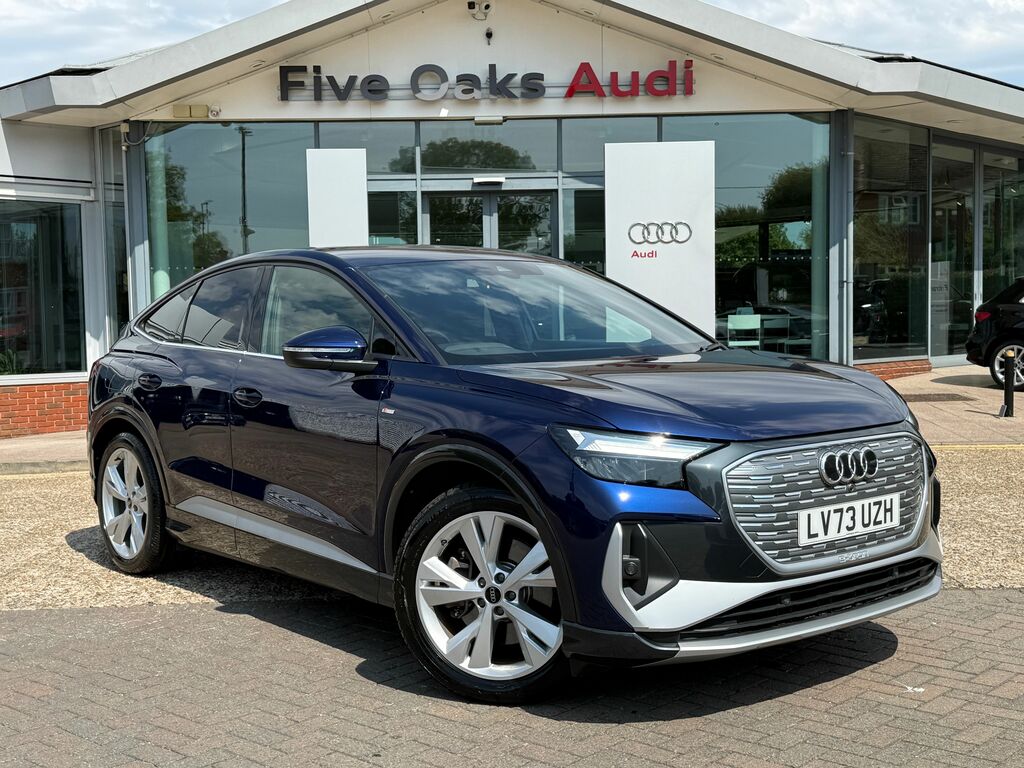 Audi Q4 E Tron S Line Blue