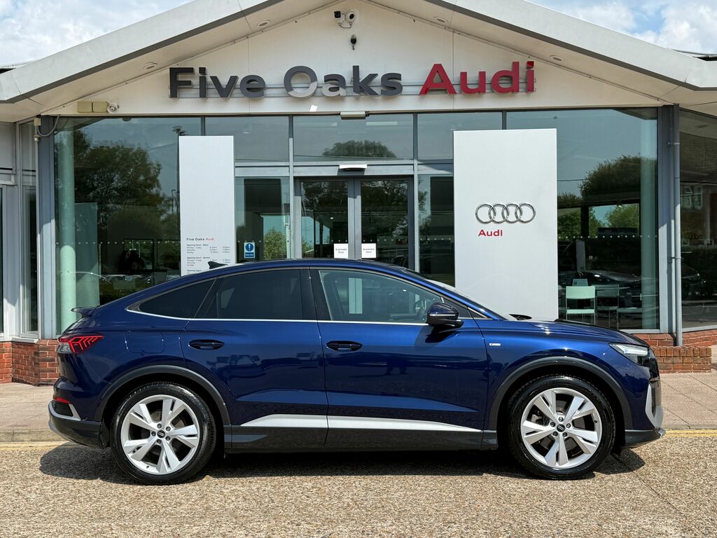 Audi Q4 E Tron S Line Blue #2