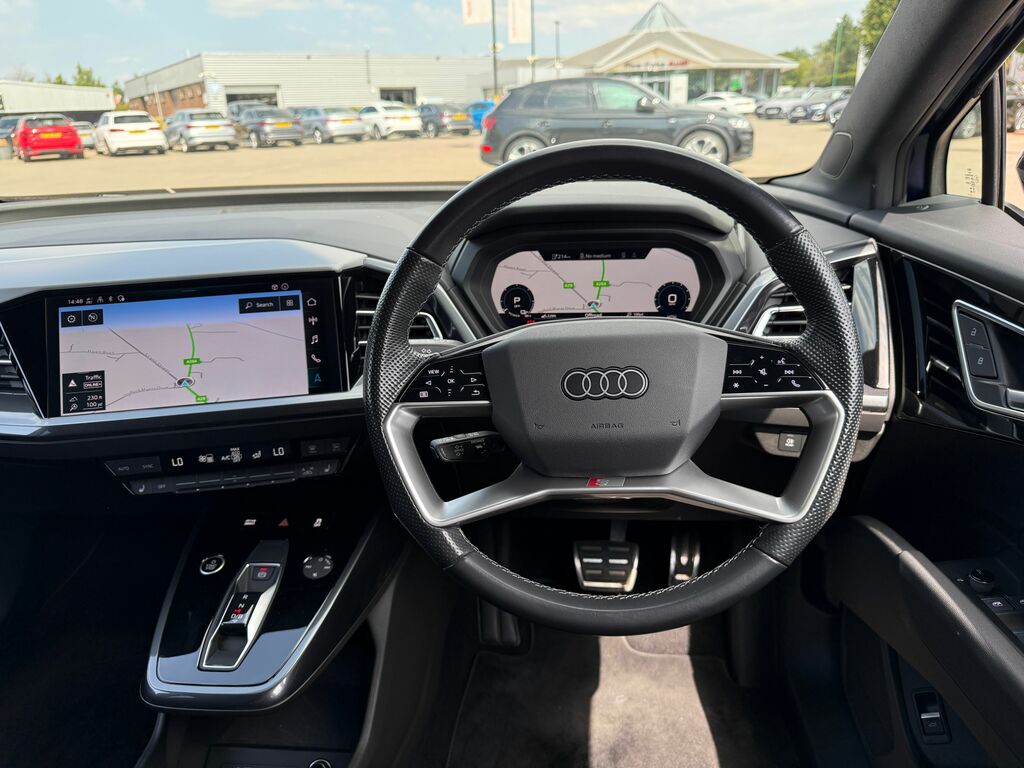 Audi Q4 E Tron S Line Blue #6
