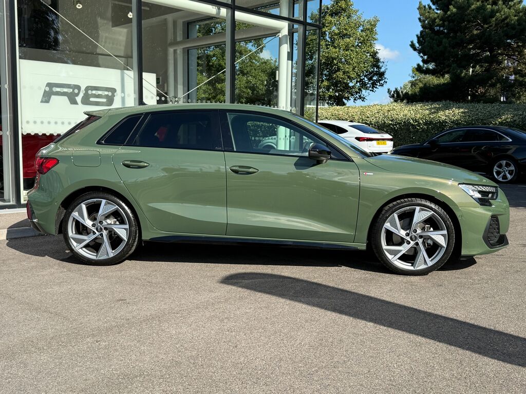 Audi A3 Black Edition Green