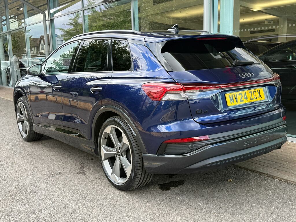Audi Q4 E Tron Black Edition MV24ZCX Blue #3