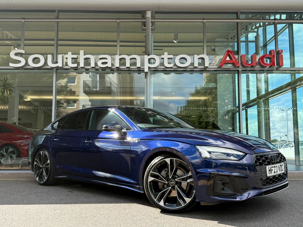 Audi A5 Black Edition HF23VOC Blue