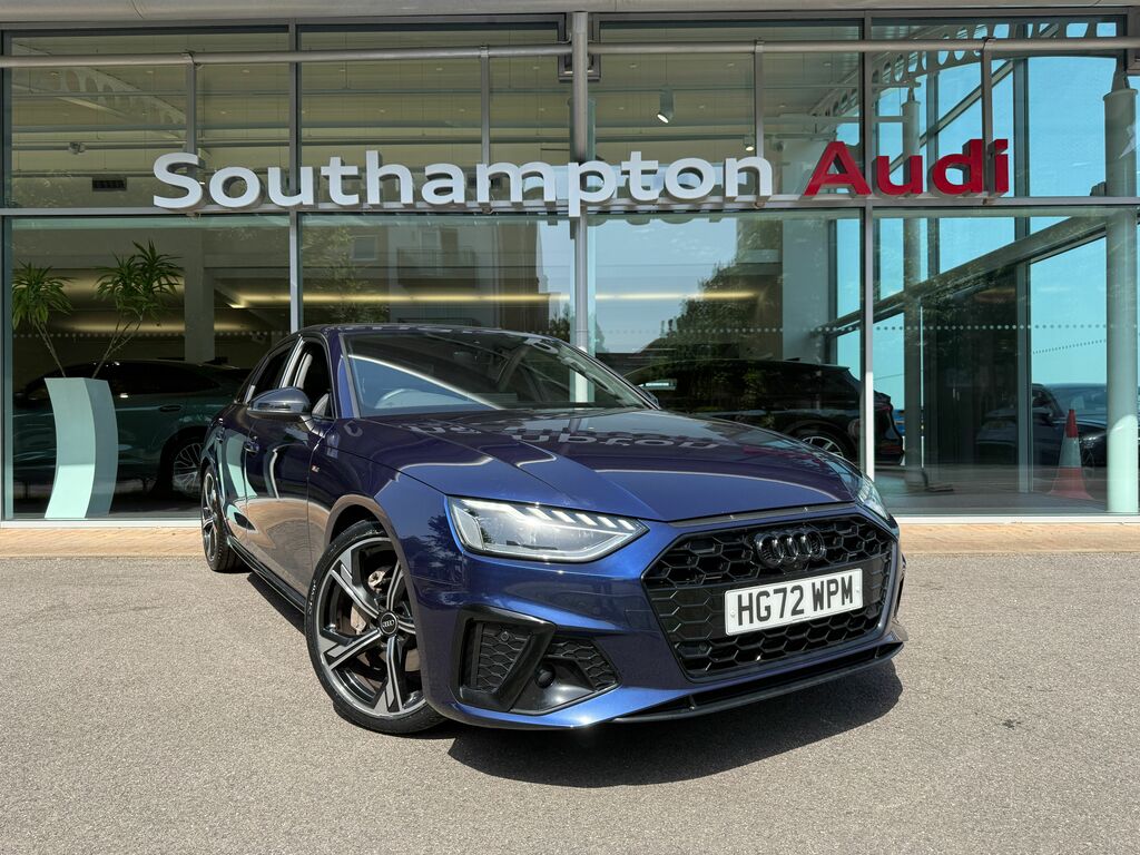 Audi A4 Black Edition Blue