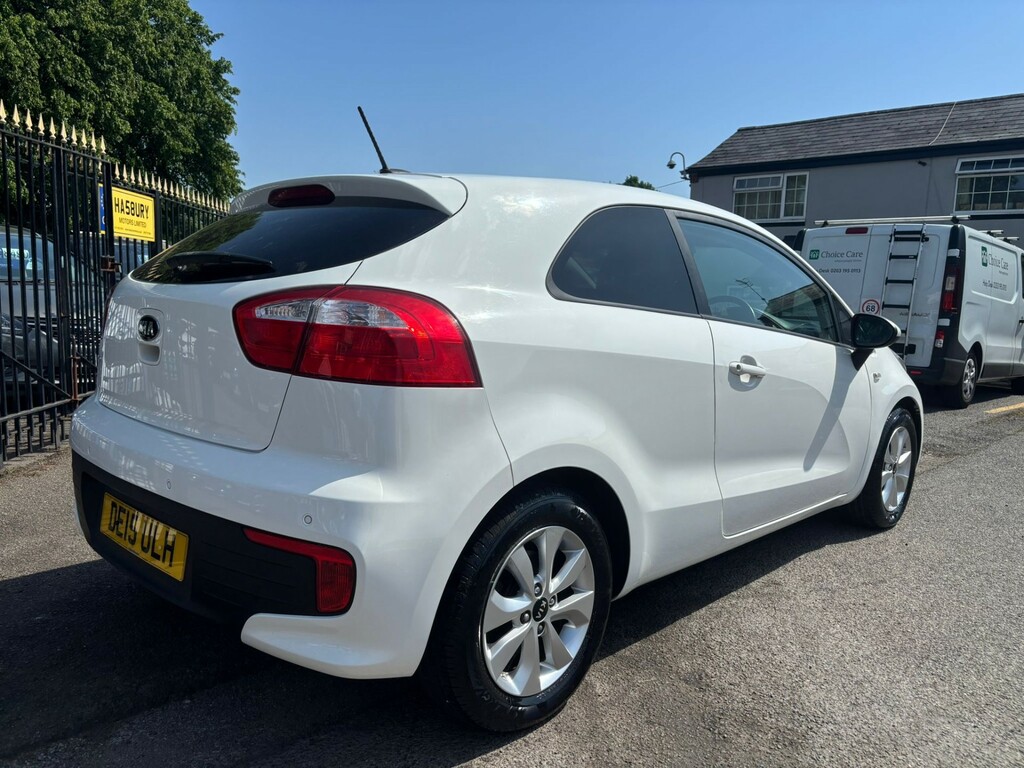 Kia RIO 1.25 Sr7 Hatchback Euro 6 84 Bh White #5