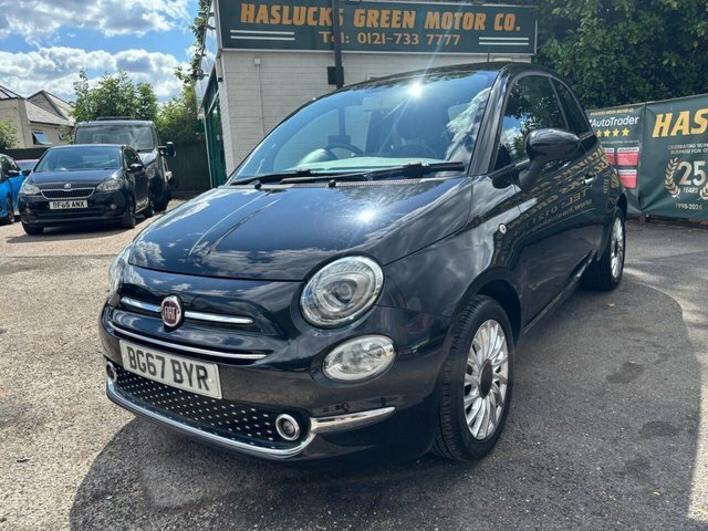 Fiat 500 1.2 Lounge Hatchback Dualogic Euro 6 S Black #3