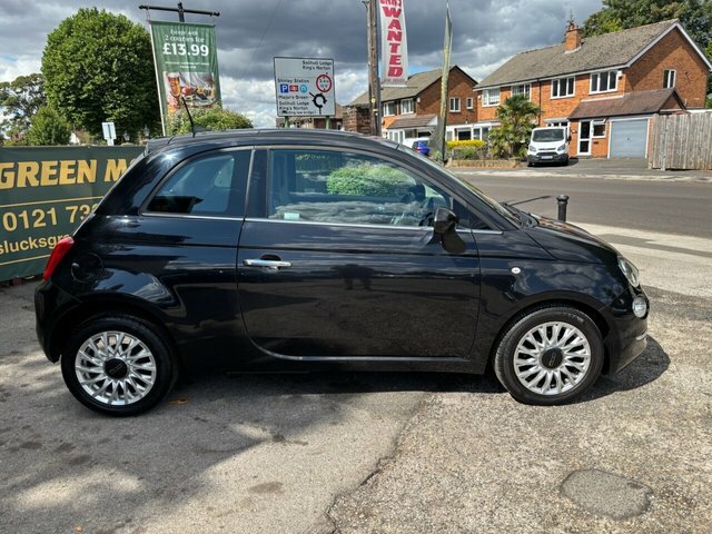 Fiat 500 1.2 Lounge Hatchback Dualogic Euro 6 S Black #5