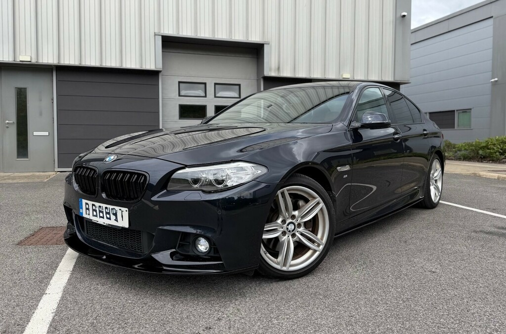 BMW 5 Series 530D M Sport Step Saloon Black #3
