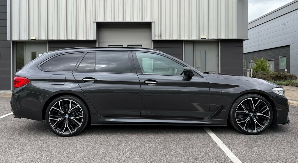 BMW 5 Series 520D M Sport Estate Grey #4