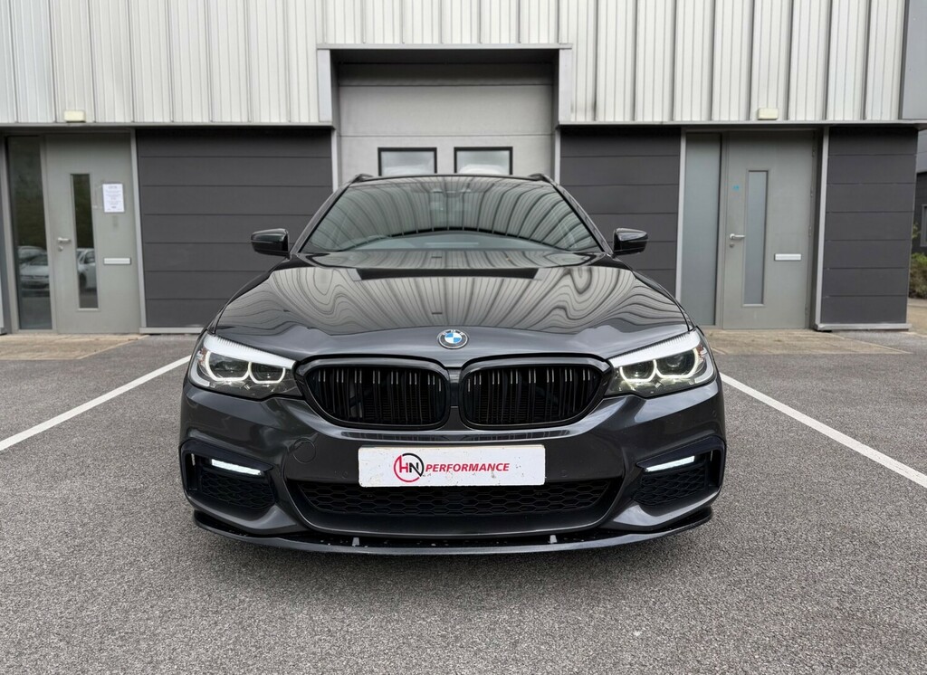 BMW 5 Series 520D M Sport Estate Grey #2
