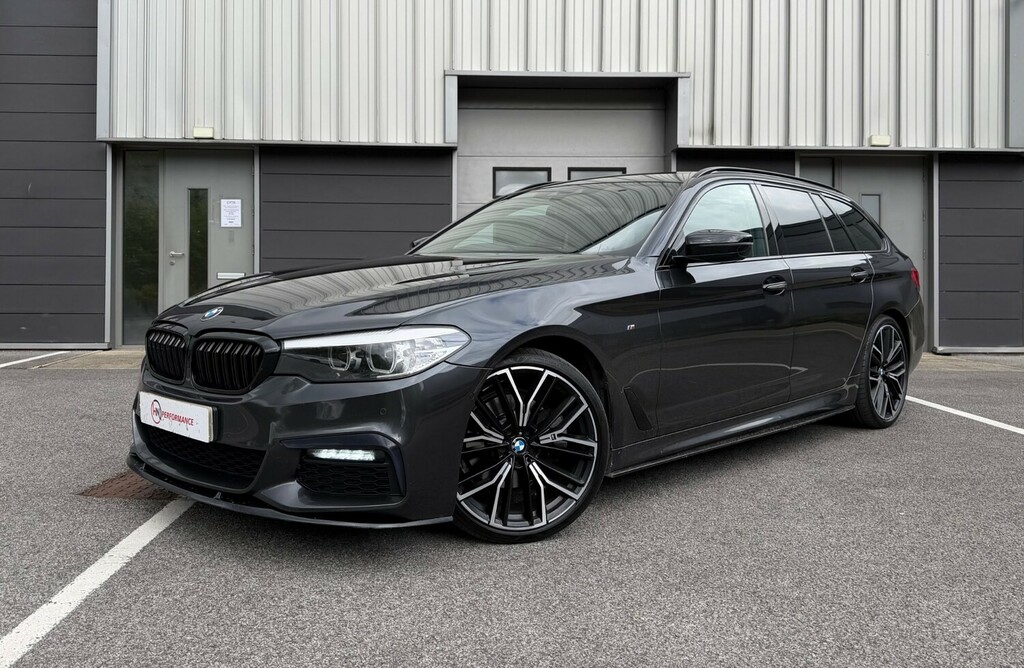 BMW 5 Series 520D M Sport Estate Grey #3